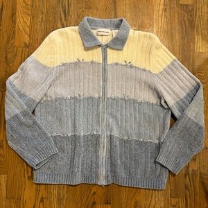 Vintage Alfred Dunner embellished zip up